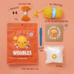 The Woobles Crochet Kit NWT Kiki the Chick
